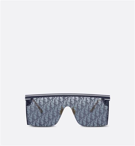 blue dior oblique mask sunglasses